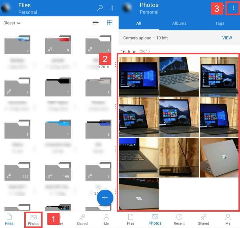 onedrive photos