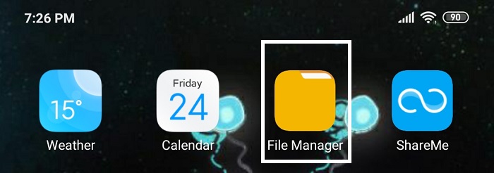 default file manager