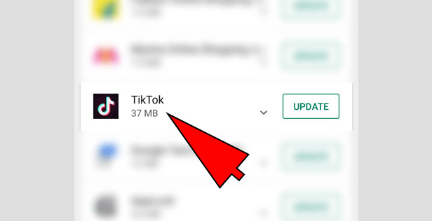 update Tiktok app