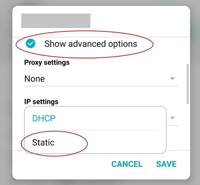 assign a static ip1