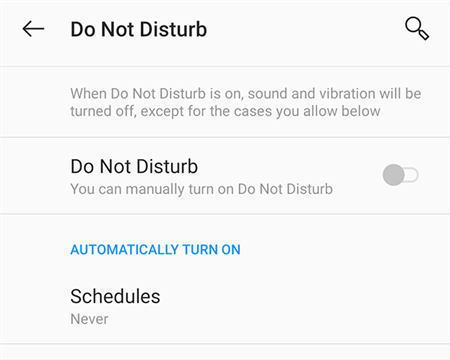 do not disturb