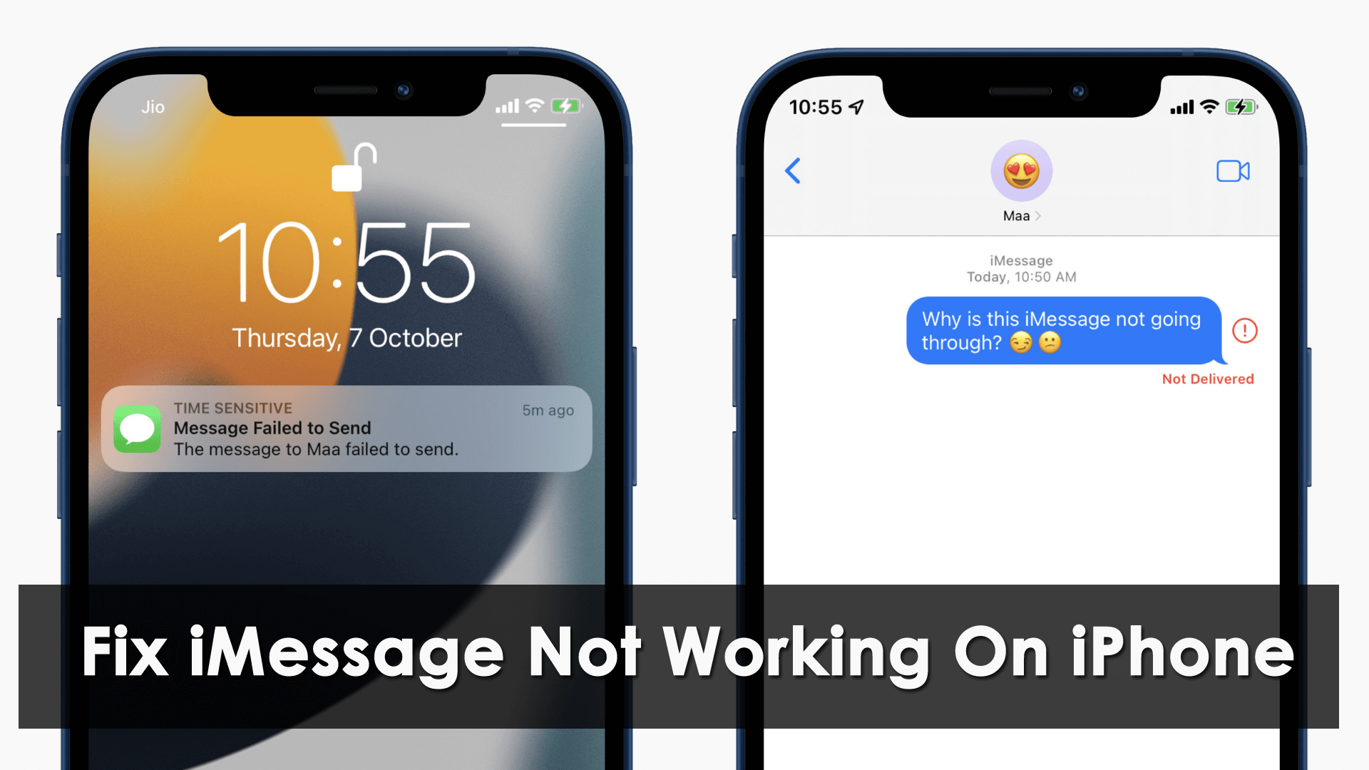Fix iMessage Not Working On iPhone
