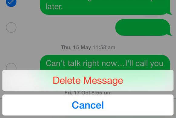 delete messages