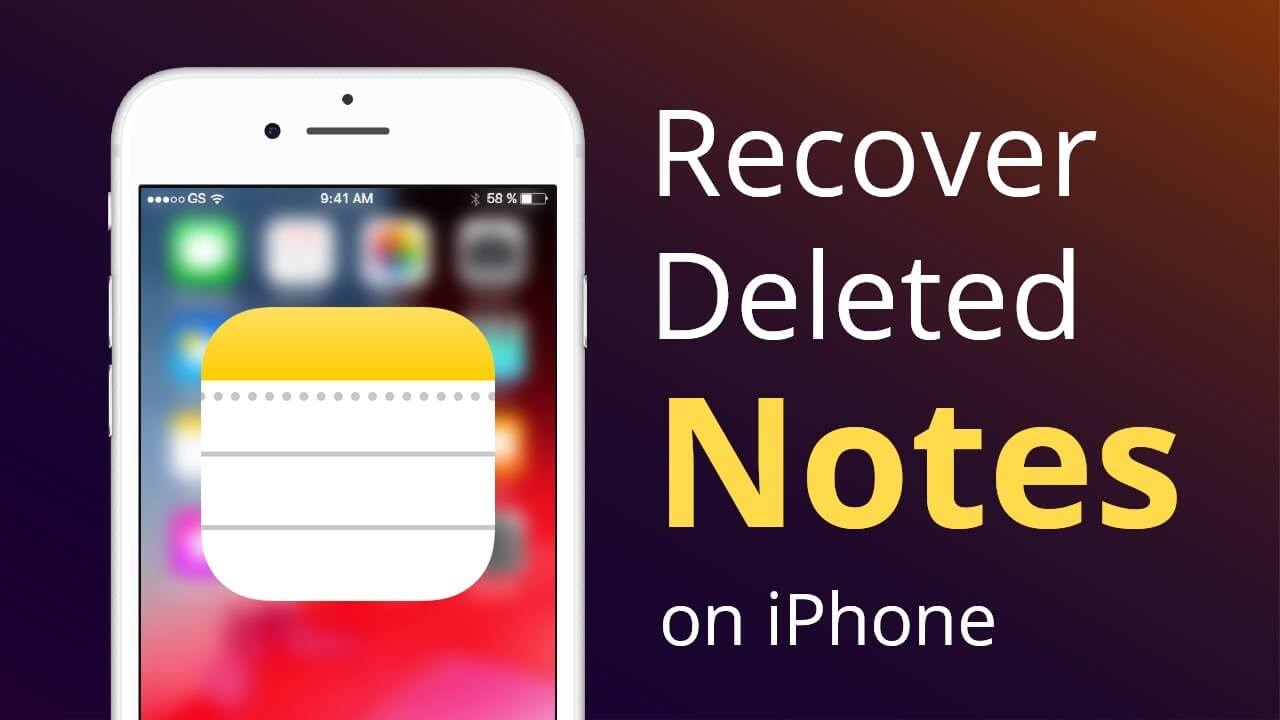 Recover Deleted Notes On iPhone 13/12/11