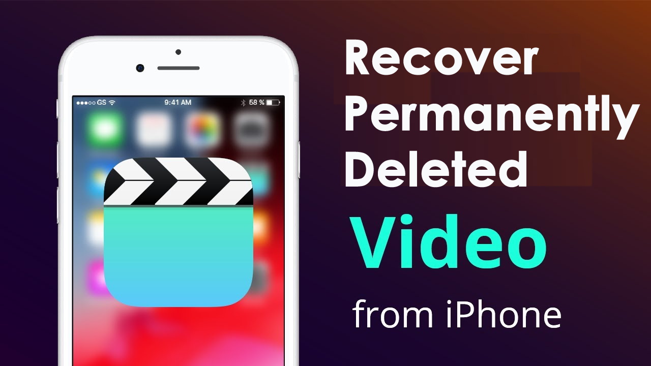 Recover Permanently Deleted Videos From iPhone
