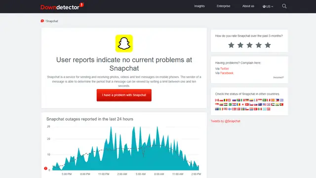 check-snapchat-status-downdetector