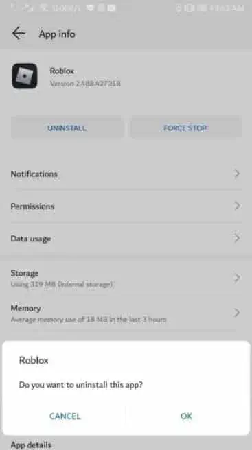uninstall-Roblox-app