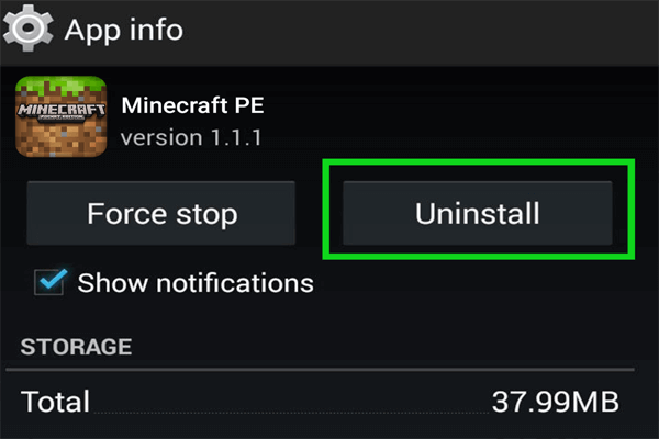 uninstall-minecraft