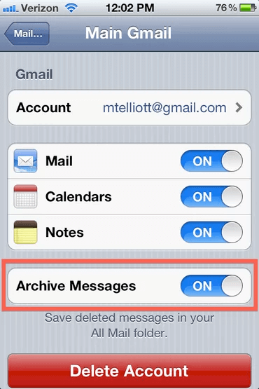 recover iphone email from archive1