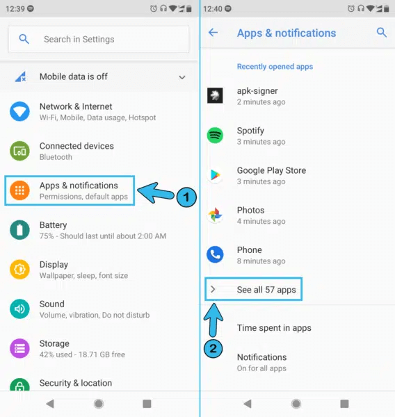 clear app cache