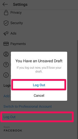 logout-of-instagram