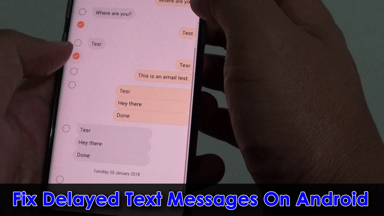Fix Delayed Text Messages On Android
