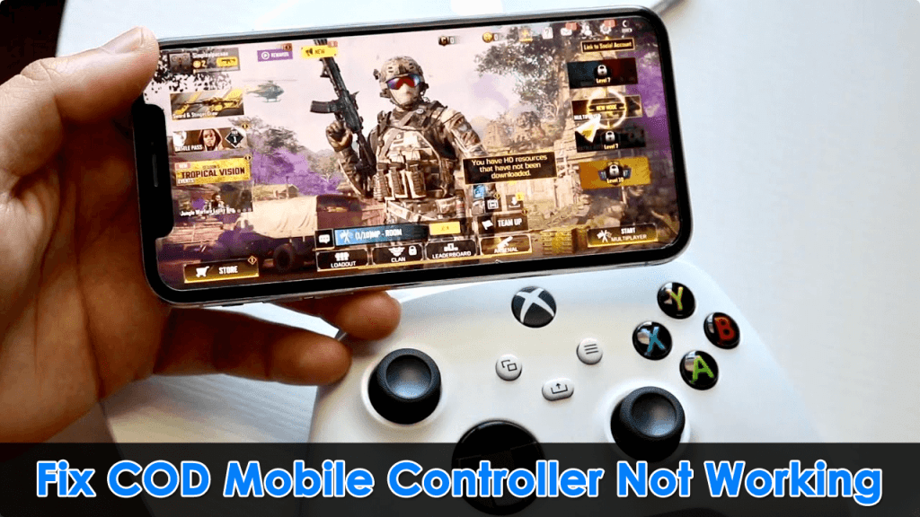 call of duty mobile controller right stick not working