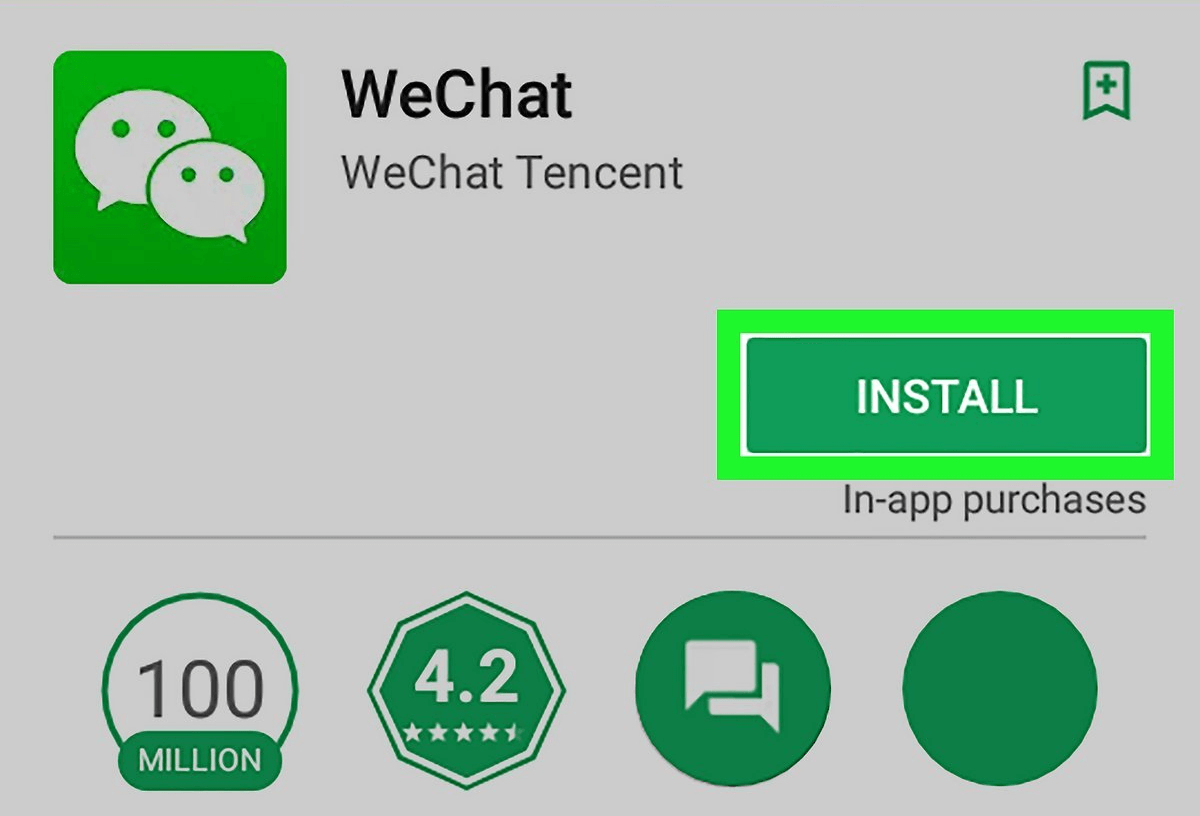 install wechat app