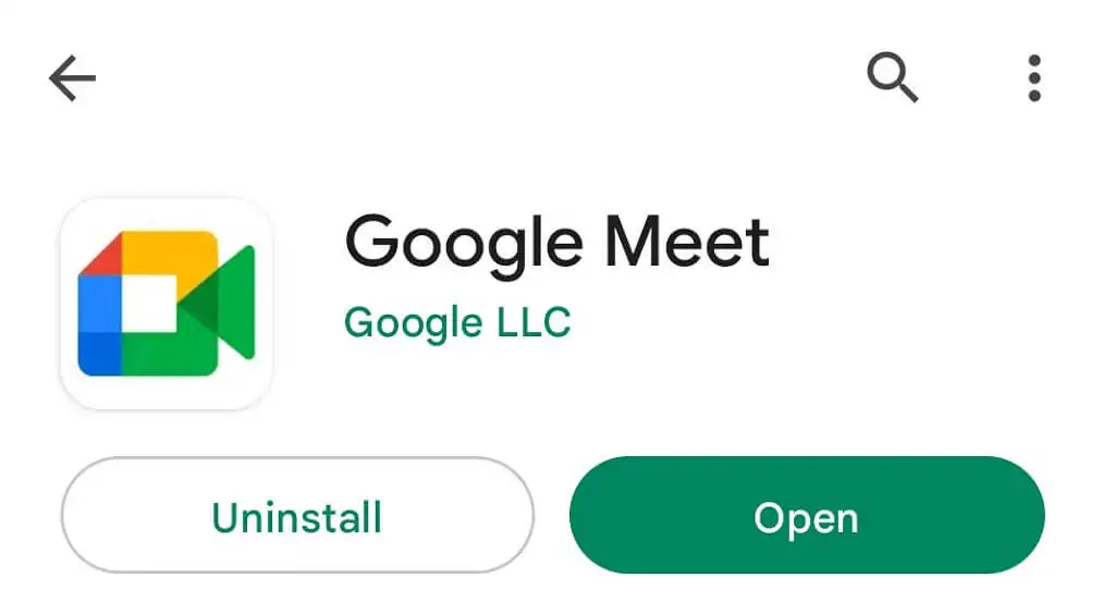 uninstall Google meet