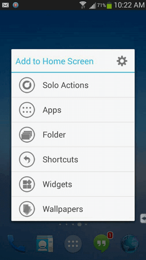 recover shortcuts from device home screen