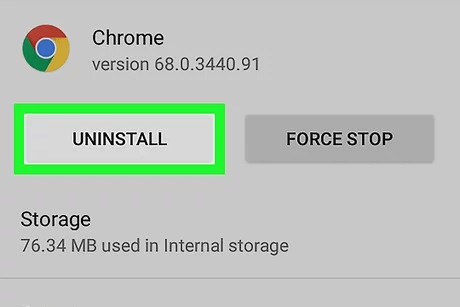 uninstall chrome