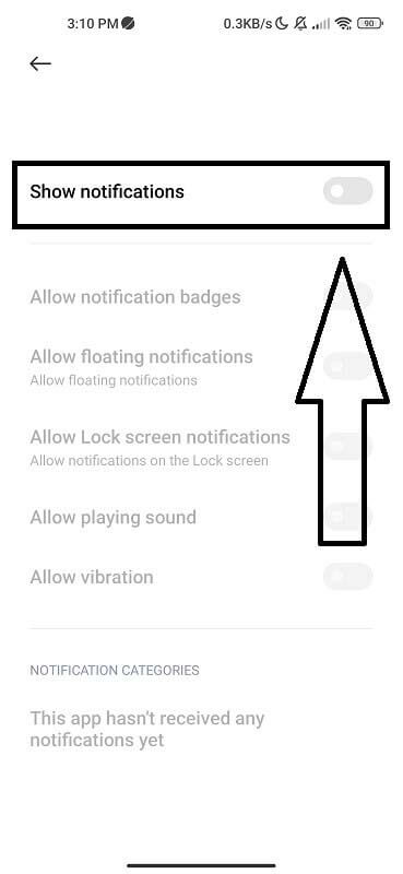 Disable-Carrier-hub-notification