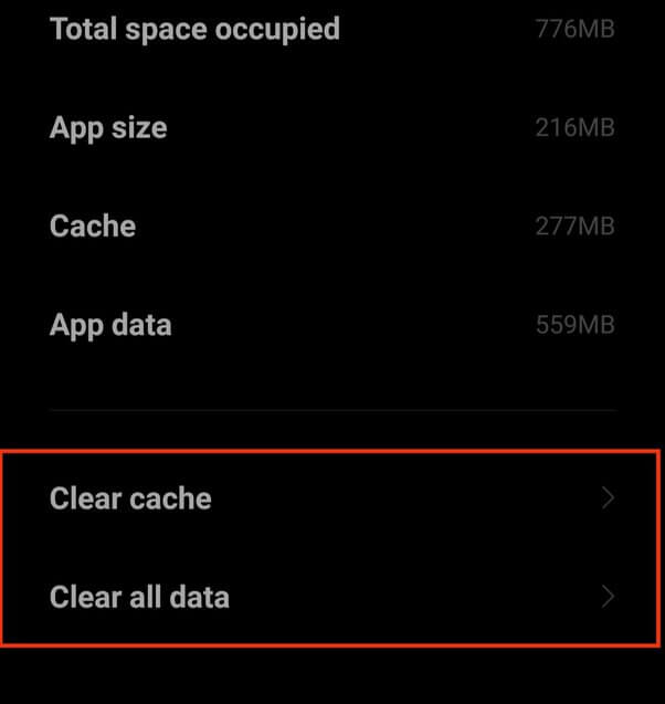 delete carrier hub cache